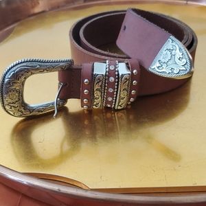 Western Leather Belt